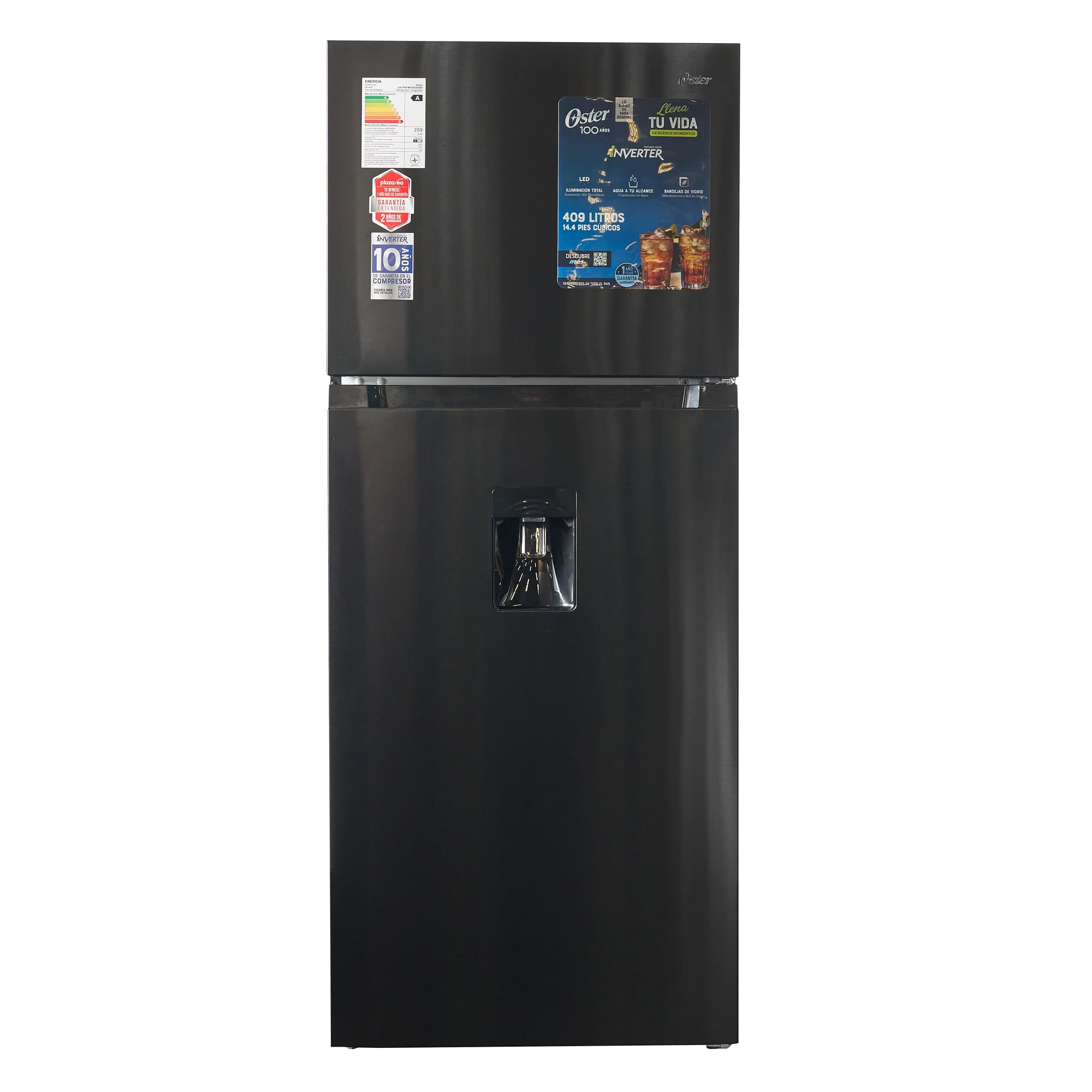 Refrigerador OSTER 409L No Frost OS-PNFMI1502EBDI Negro