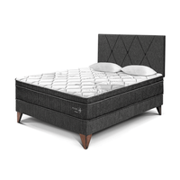 Dormitorio Europeo Paraíso Pocket Star con Loft 2 Plz Charcoal