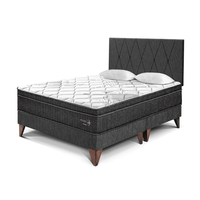 Dormitorio Europeo Paraíso Pocket Star con Loft King Charcoal