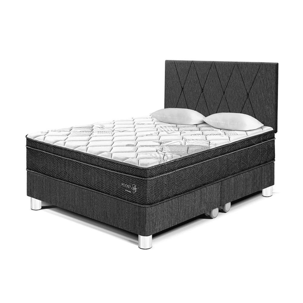 Dormitorio Pocket Star con Loft Queen Charcoal Paraiso