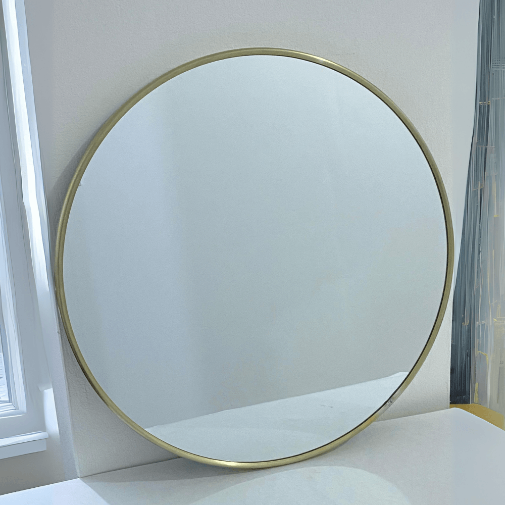 Espejo Redondo Decorativo Lumina 60x60cm Zaga
