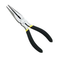 Alicate de Punta Larga Curva 6'' Stanley Modelo 89871 Negro de Acero