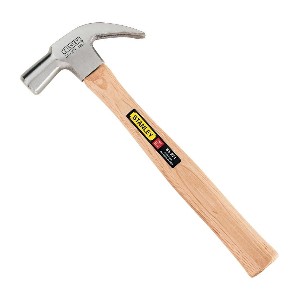 Martillo con mango de madera 16 onzas Stanley