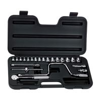 Juego de Dados Hexagonales 3/8 Stanley Modelo 86209 Cromado