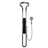 Columna de Ducha Multifuncional de Lujo Gris XM Acero 304