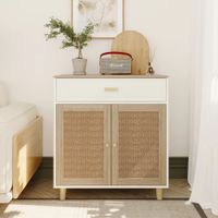 Mueble para Gato con Espacio para Arenero Coco Blanco/Duna TU MESITA