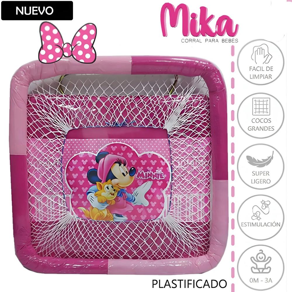 Corral para Bebes Plegable Mika Niña