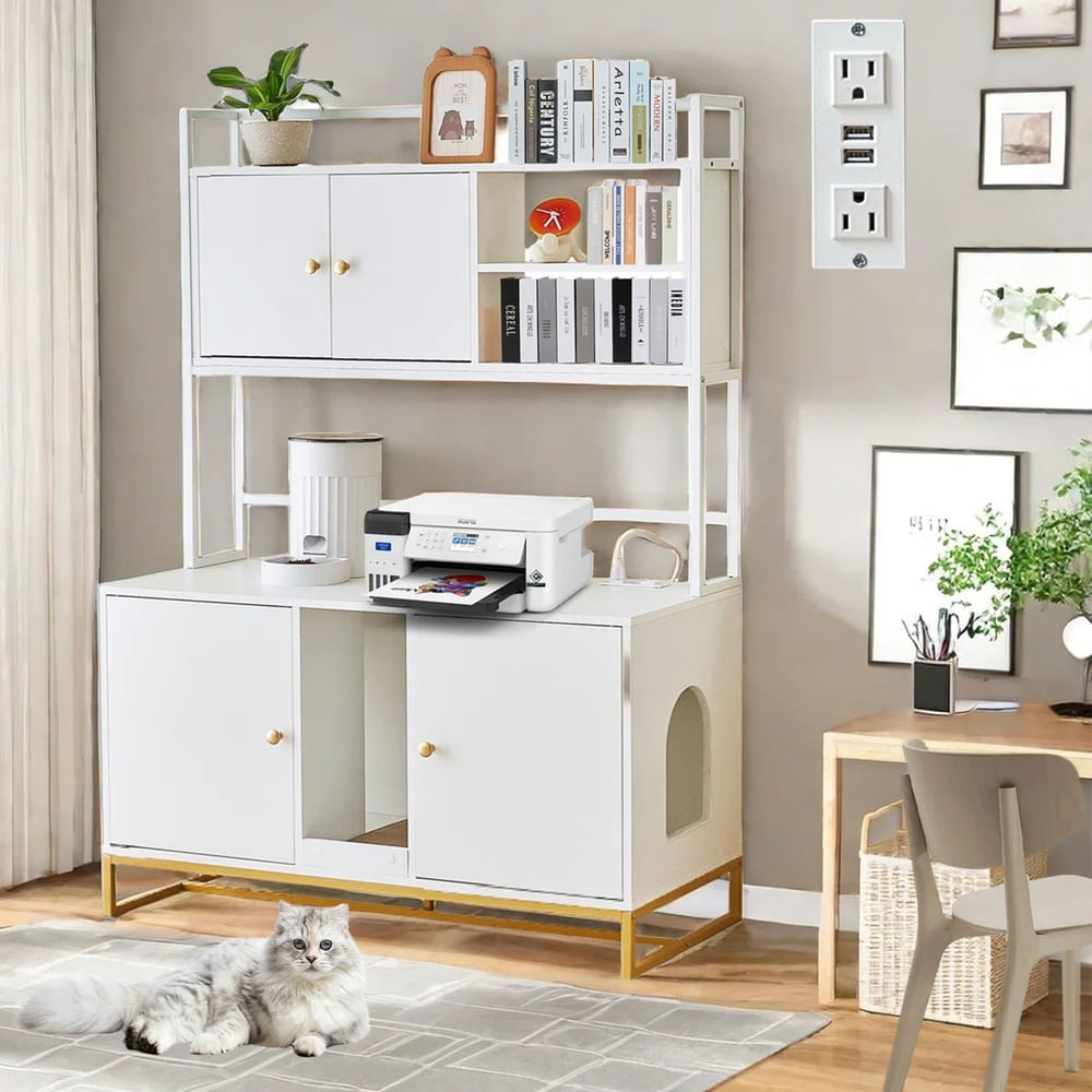 Mueble Alto para Gato con Espacio para Arenero Gabriel TU MESITA