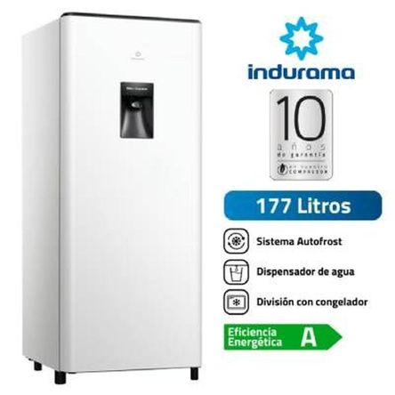 Refrigeradora Indurama 177L Autofrost RI-289DBL - Blanco