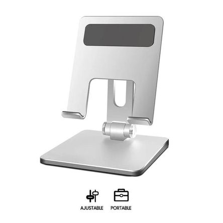 Soporte Para Tablet Corporativos Aluminio HS221S SILVER - CELULAR Soporte Para Tablet Corporativos Aluminio HS221S SILVER - CELULAR