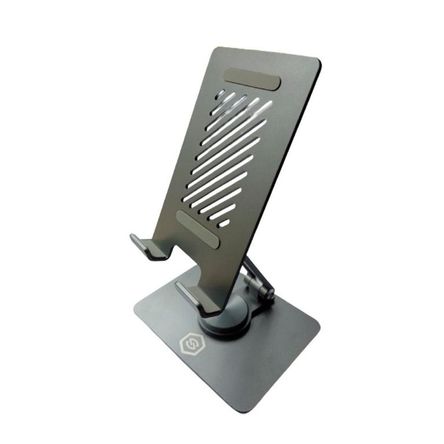 Soporte para Celular Corporativos S&T For Business aluminio giro 360° JHZ6 Gris -Tablet Soporte para Celular Corporativos S&T For Business aluminio giro 360° JHZ6 Gris -Tablet