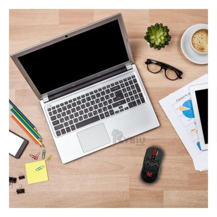 Mouse Recargable de Diseño Ligero en Negro Y+Papel de Regalo Mouse Recargable de Diseño Ligero en Negro Y+Papel de Regalo