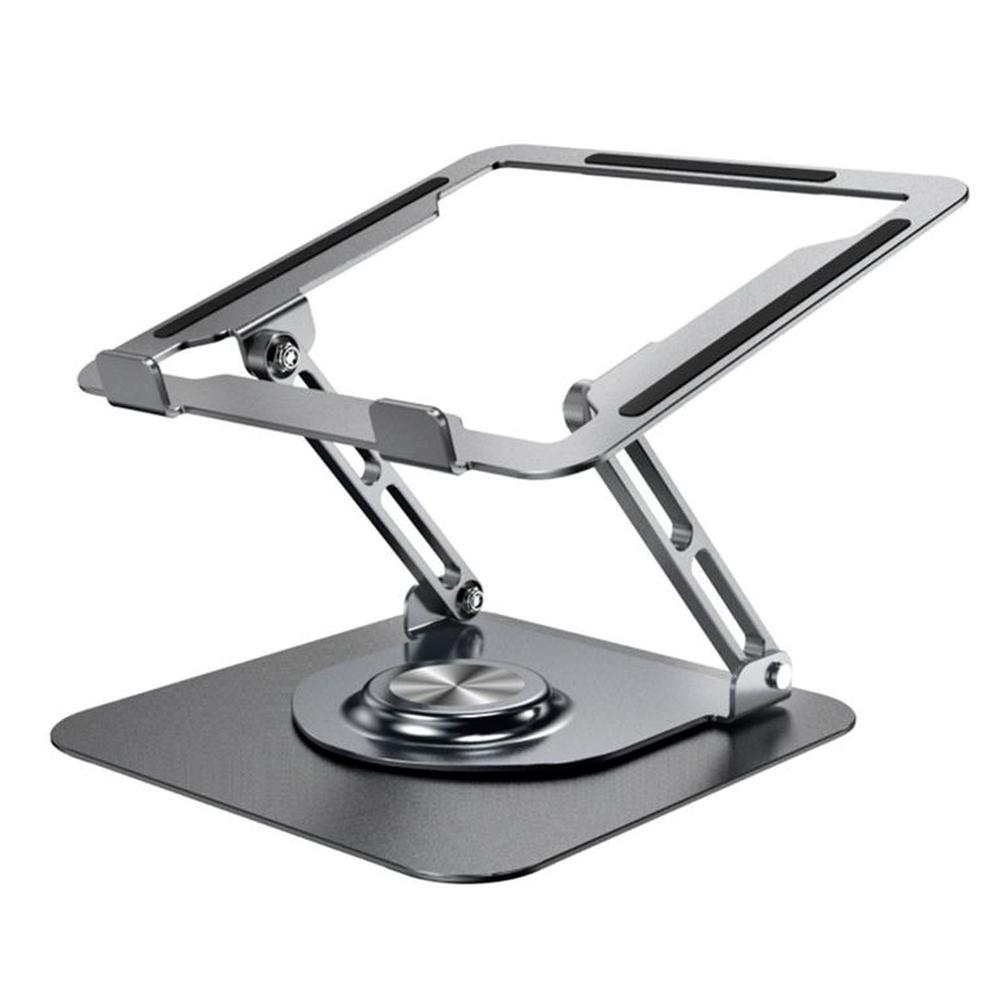 Soporte de aluminio ST p-Laptop Base Giratoria Plegable HF147 DarkGrey Soporte de aluminio ST p-Laptop Base Giratoria Plegable HF147 DarkGrey