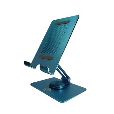Soporte para Celular Corporativos S&T For Business aluminio giro 360° JHZ6 Azul -Tablet Soporte para Celular Corporativos S&T For Business aluminio giro 360° JHZ6 Azul -Tablet