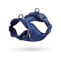 Pechera Para Perros Nailon Ajustable Azul Oscuro - Talla M