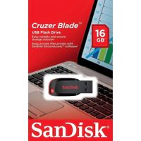 Memoria USB Sandisk Cruzer 16GB CZ50 Negro