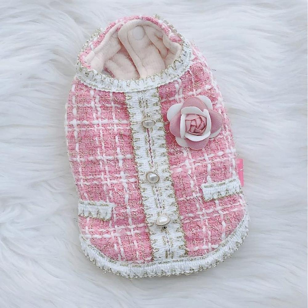 Ropa Para Perros Vestido Elegante Rosado - Talla XL