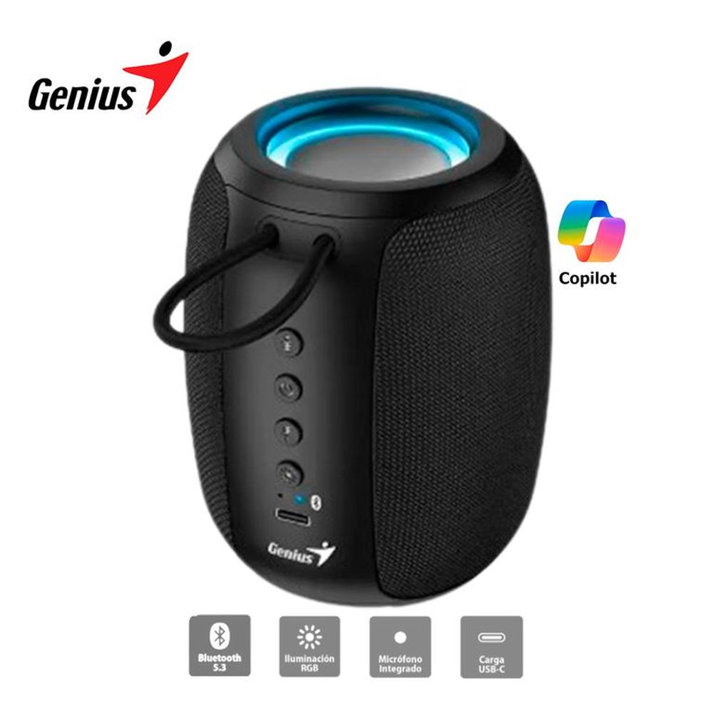 Parlante Sp-915Bt Bluetooth 5.3 Micro Integrado Rgb 5W Rms Negro Parlante Sp-915Bt Bluetooth 5.3 Micro Integrado Rgb 5W Rms Negro
