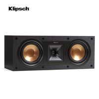 Parlante Central Klipsch R-25C Woofers IMG Dobles De 5-14 Negro