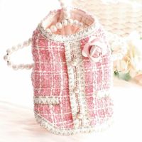 Ropa Para Perros Vestido Elegante Rosado - Talla XS
