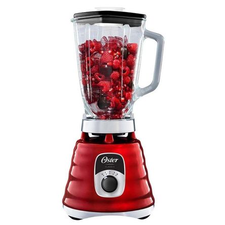 Licuadora Clásica Oster 1.25 LT BLST4126R Rojo