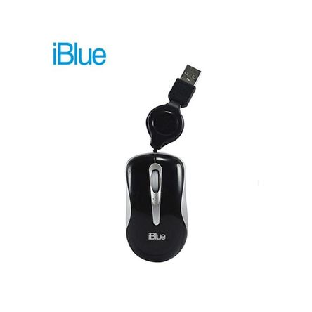 Mouse Optical Iblue Micro Traveler Retractil XMK-977 Negro Mouse Optical Iblue Micro Traveler Retractil XMK-977 Negro