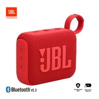 Parlante JBL GO 4 portátil Bluetooth y batería 7Hrs IP67 Rojo