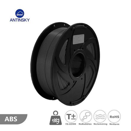 Antinsky Filamento de Impresión 3D 175mm ABS Black Antinsky Filamento de Impresión 3D 175mm ABS Black