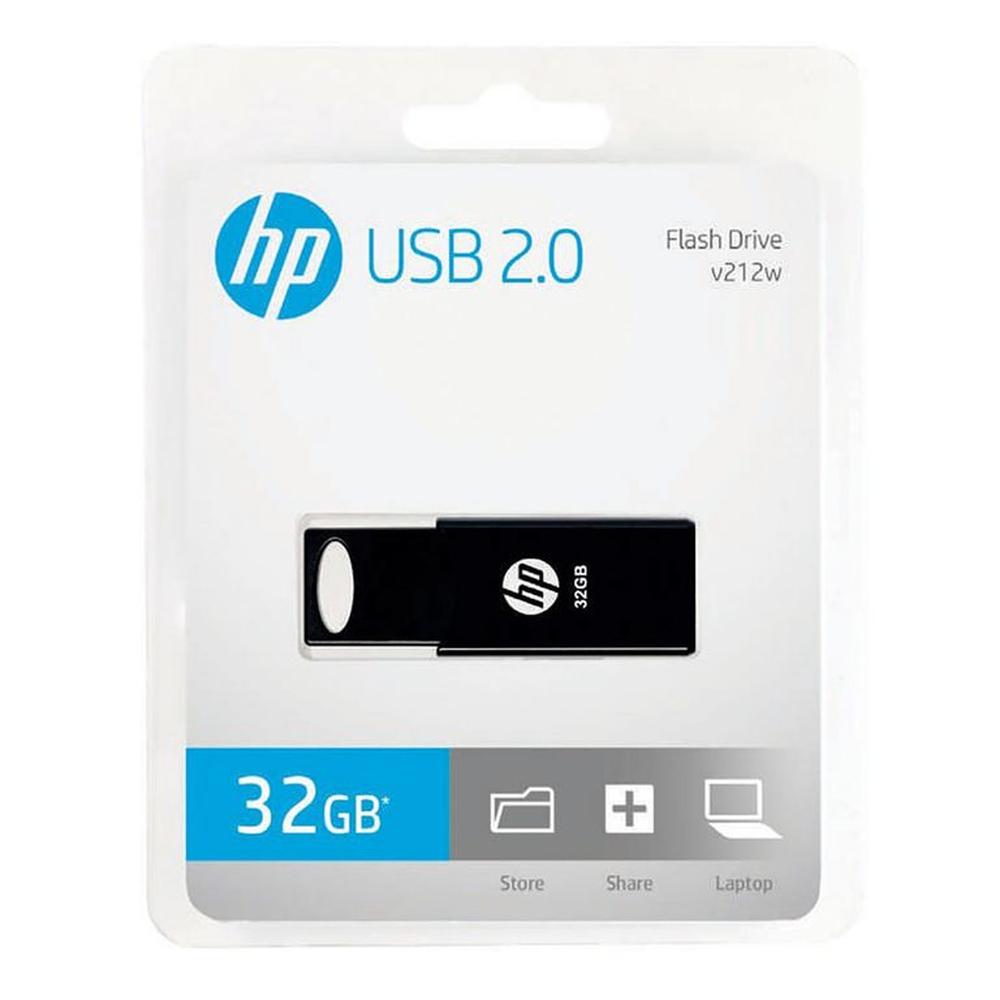 Memoria USB 32GB HP Flash Drive V212W Negro Memoria USB 32GB HP Flash Drive V212W Negro