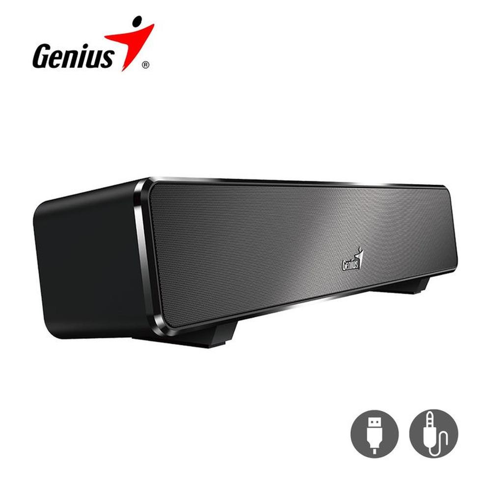 Parlantes GENIUS USB SOUNDBAR 100 MINI 6W Negro Parlantes GENIUS USB SOUNDBAR 100 MINI 6W Negro