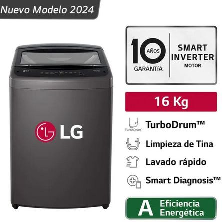Lavadora LG TurboDrum 16KG WT16BVTB Negro Lavadora LG TurboDrum 16KG WT16BVTB Negro