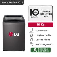 Lavadora LG WT19BVTB 19KG TurboDrum Negro