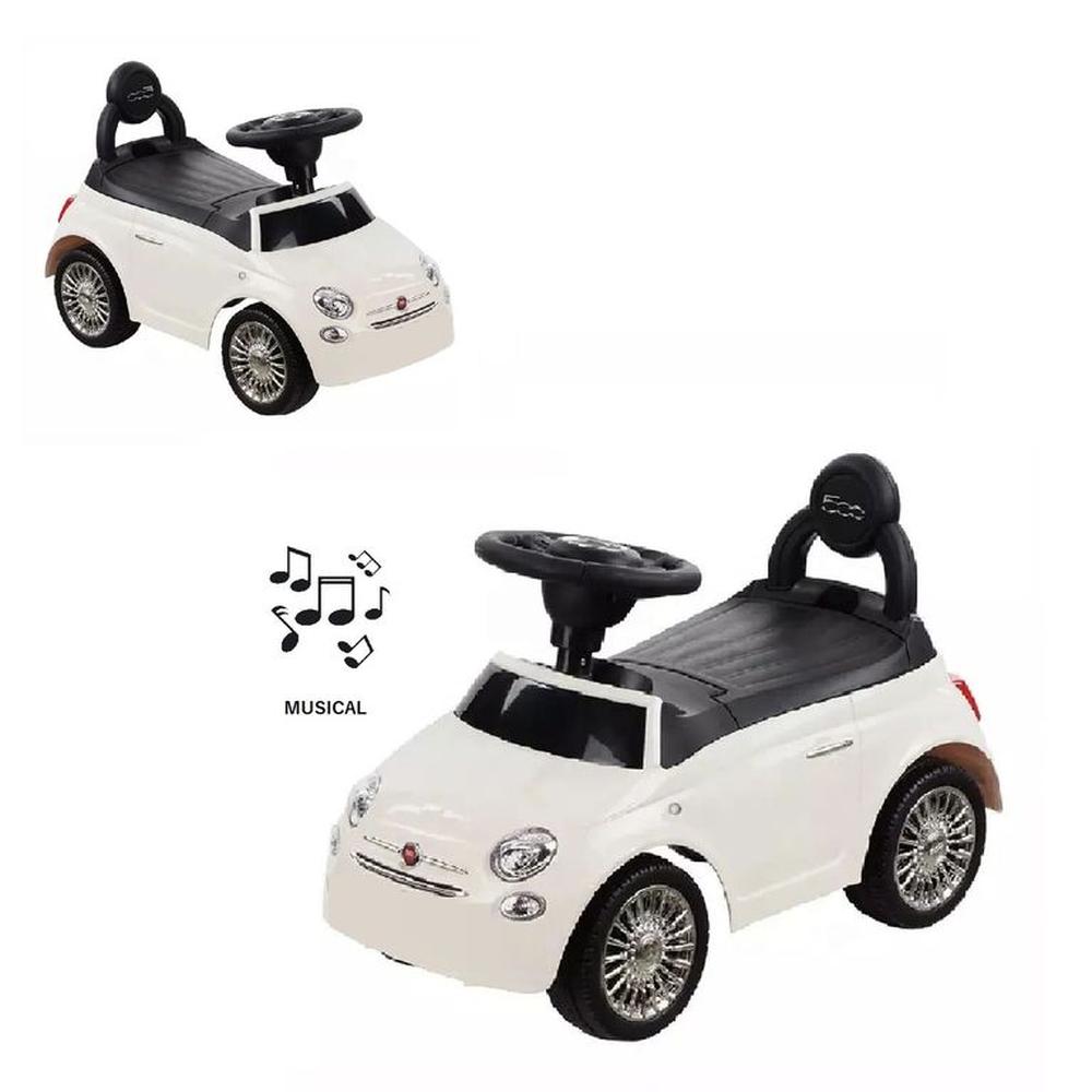 Correpasillos Coche Fiat 500 - Blanco