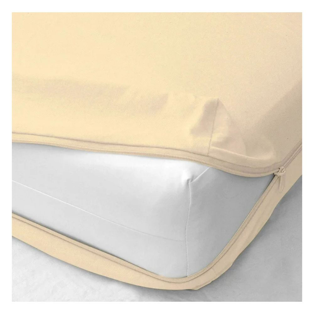 Forro de colchón 100 % algodón bramante 1.5 plz ivory Lima Tienda