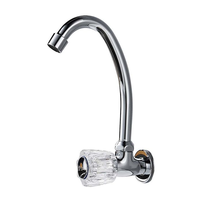 Llave de lavadero a la pared Frost Orange Promart