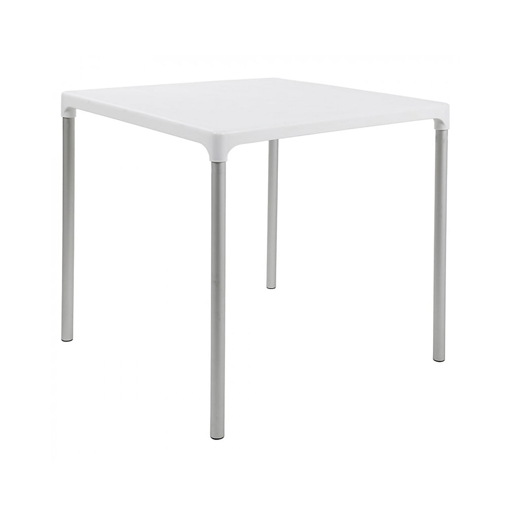 Mesa cuadrada Ada Blanca 75x75cm Reyplast