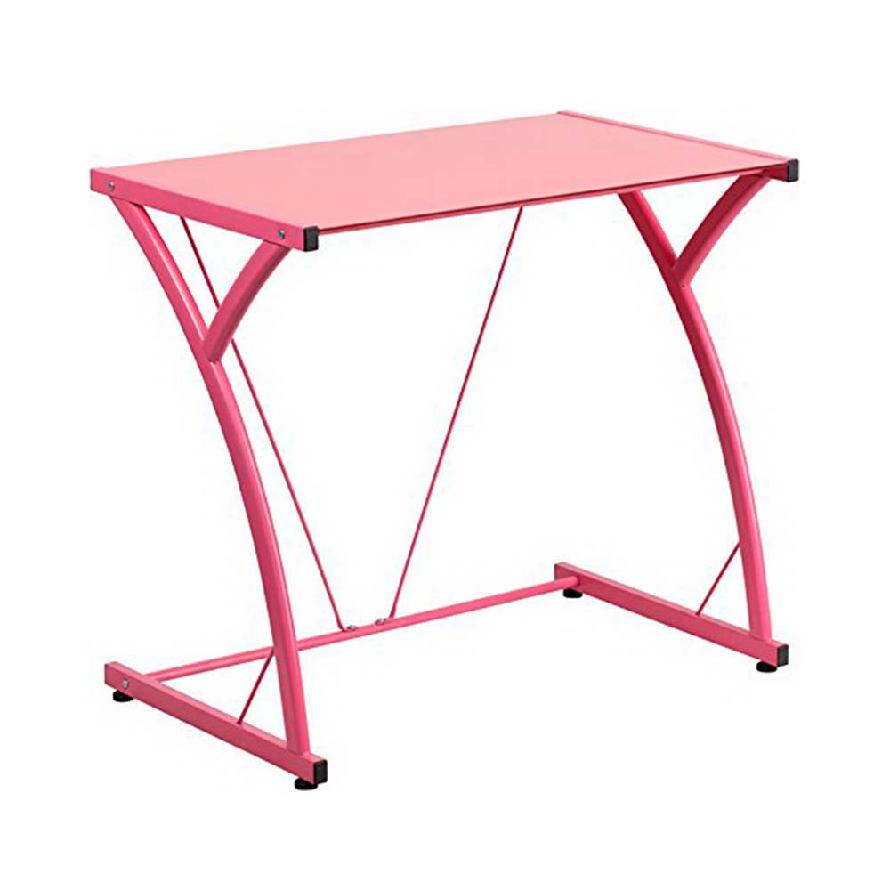 Escritorio de Vidrio Berlín Rosa Orange