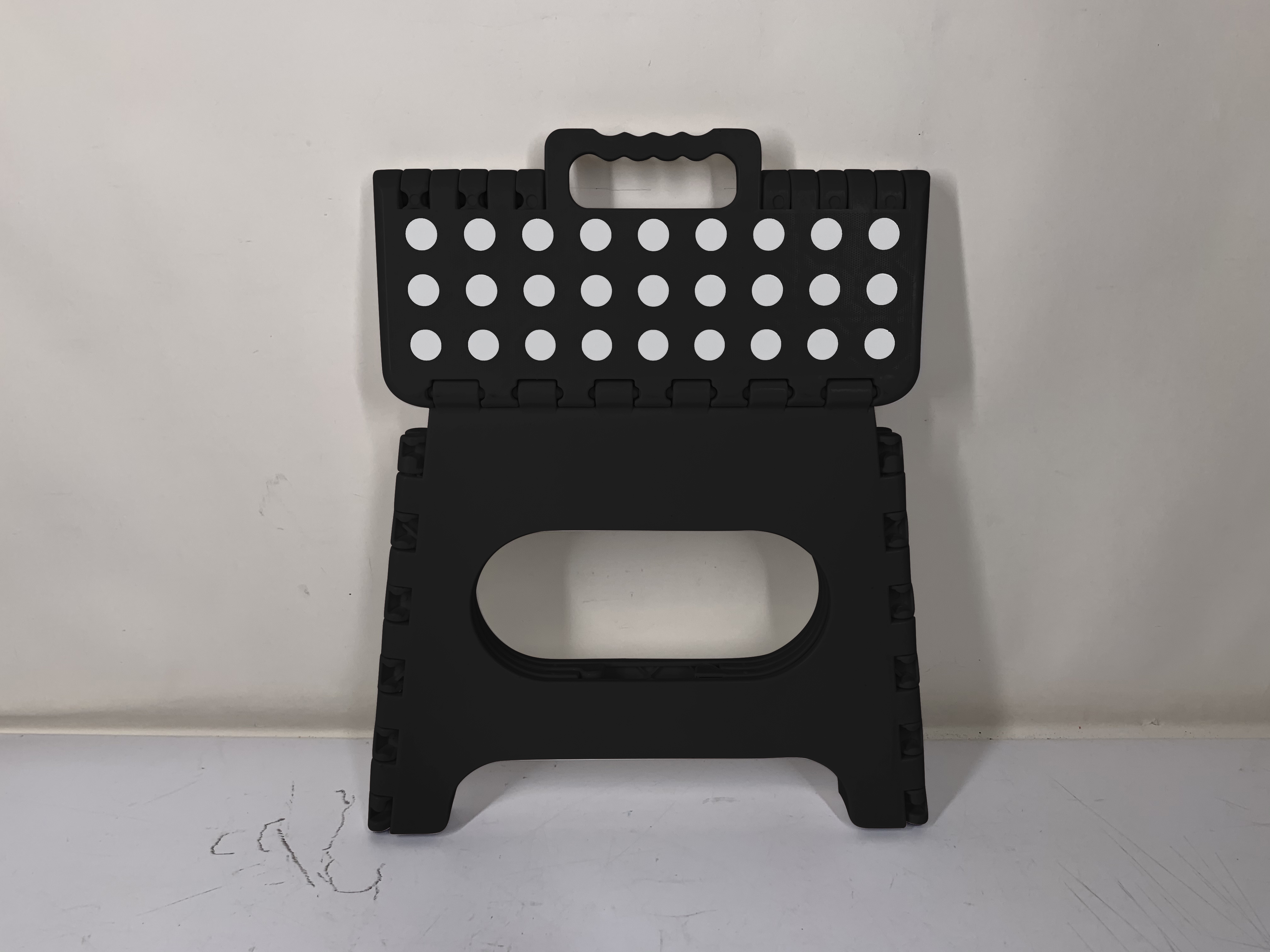 Banco plegable 27cm mediano Negro Orange