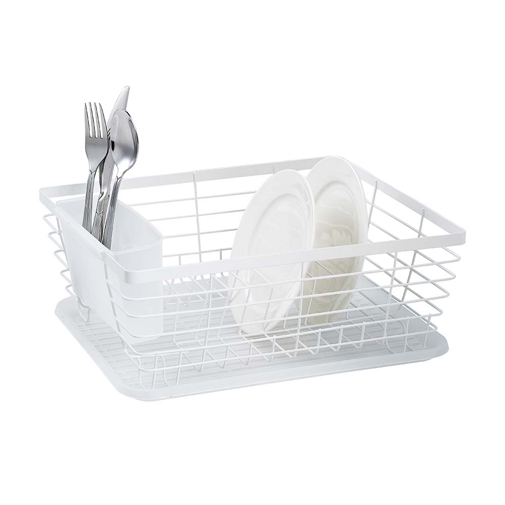 Escurridor de Platos Acero Orange Basic Blanco