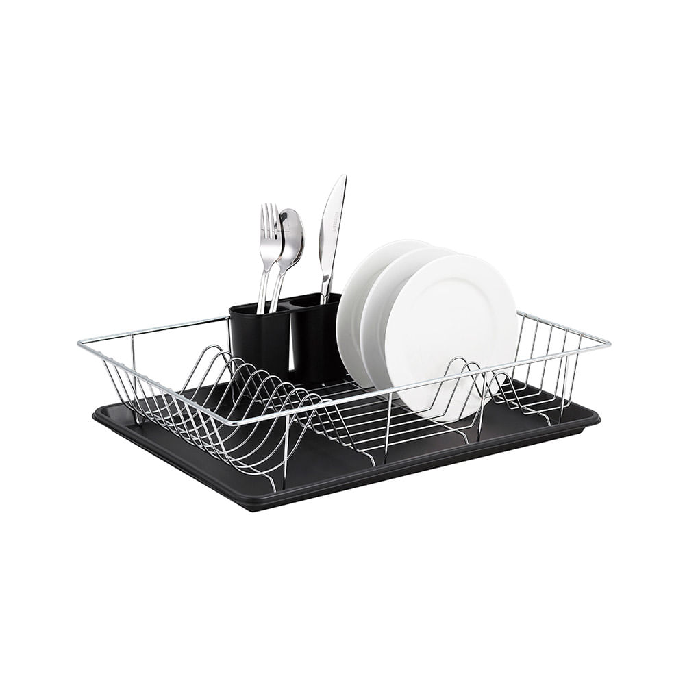 Escurridor de Platos Acero Orange Modelo Dalia Negro