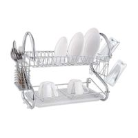 Escurridor de Platos de 2 Niveles Jazmin Cromado Orange
