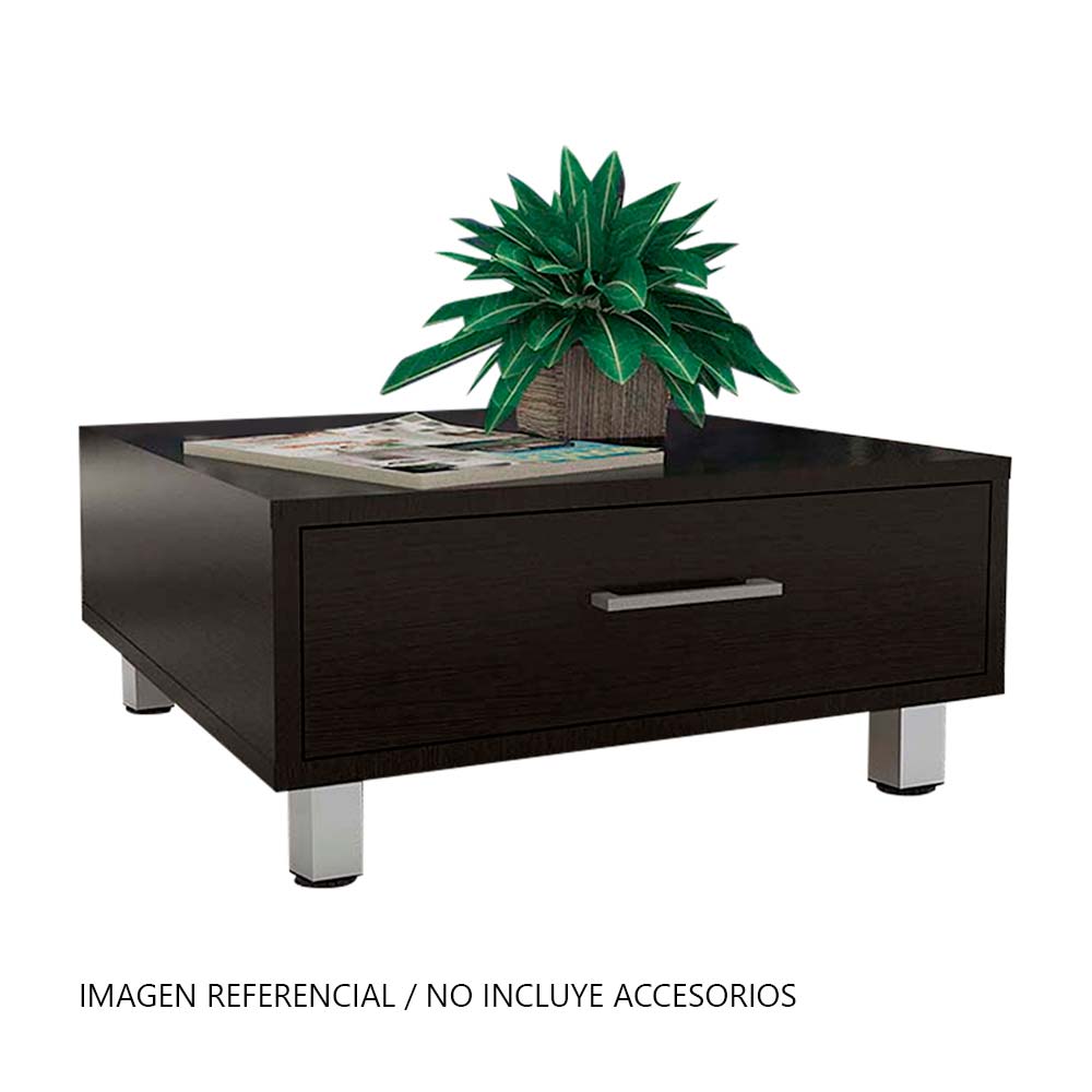 Mesa de centro Beijing Negro Amaderado Tuhome