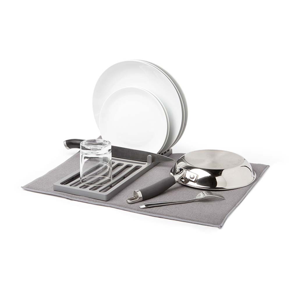 Escurridor de Platos con Tapete de Secado Orange