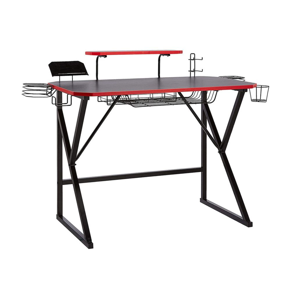 Escritorio Gamer Racing Orange Melamine 129.5cm