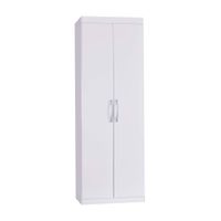 Ropero Multiuso Cali Tamires 2 Puertas 4 Repisas MDP Blanco Orange