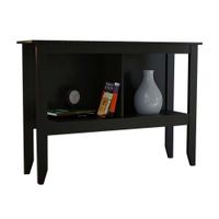 Estante Melamina Essential Tuhome Negro de 120cm