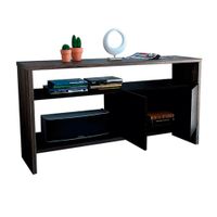 Estante de Melamina Tuhome Bellagio Negro de 120cm