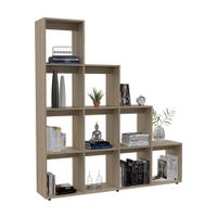 Biblioteca Beijing Melamina Nature Tuhome Beige 155.1cm