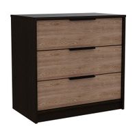 Cómoda de Madera Tuhome Modelo Kaia con 3 Cajones