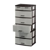 Cómoda Organizadora Polinplast Comodina #6 Marrón Beige de 55cm